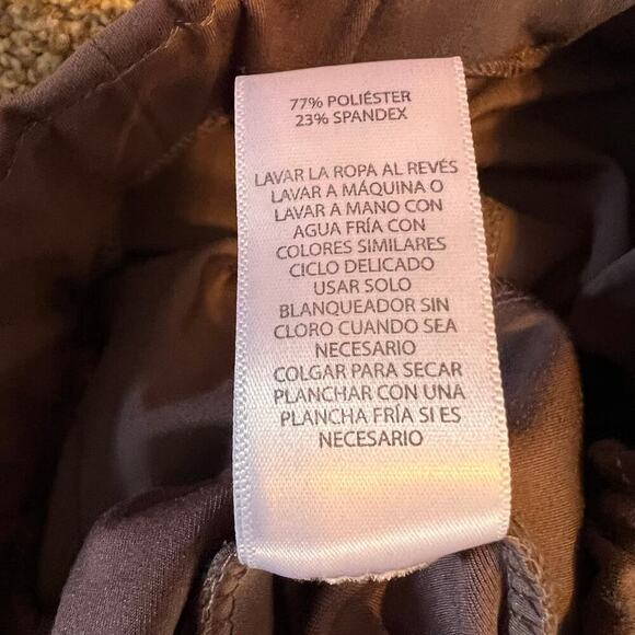 Joie Brown Casual Pull on Pant.  Side Pockets, Elastic Waistband.  Size XS - Picture 6 of 6